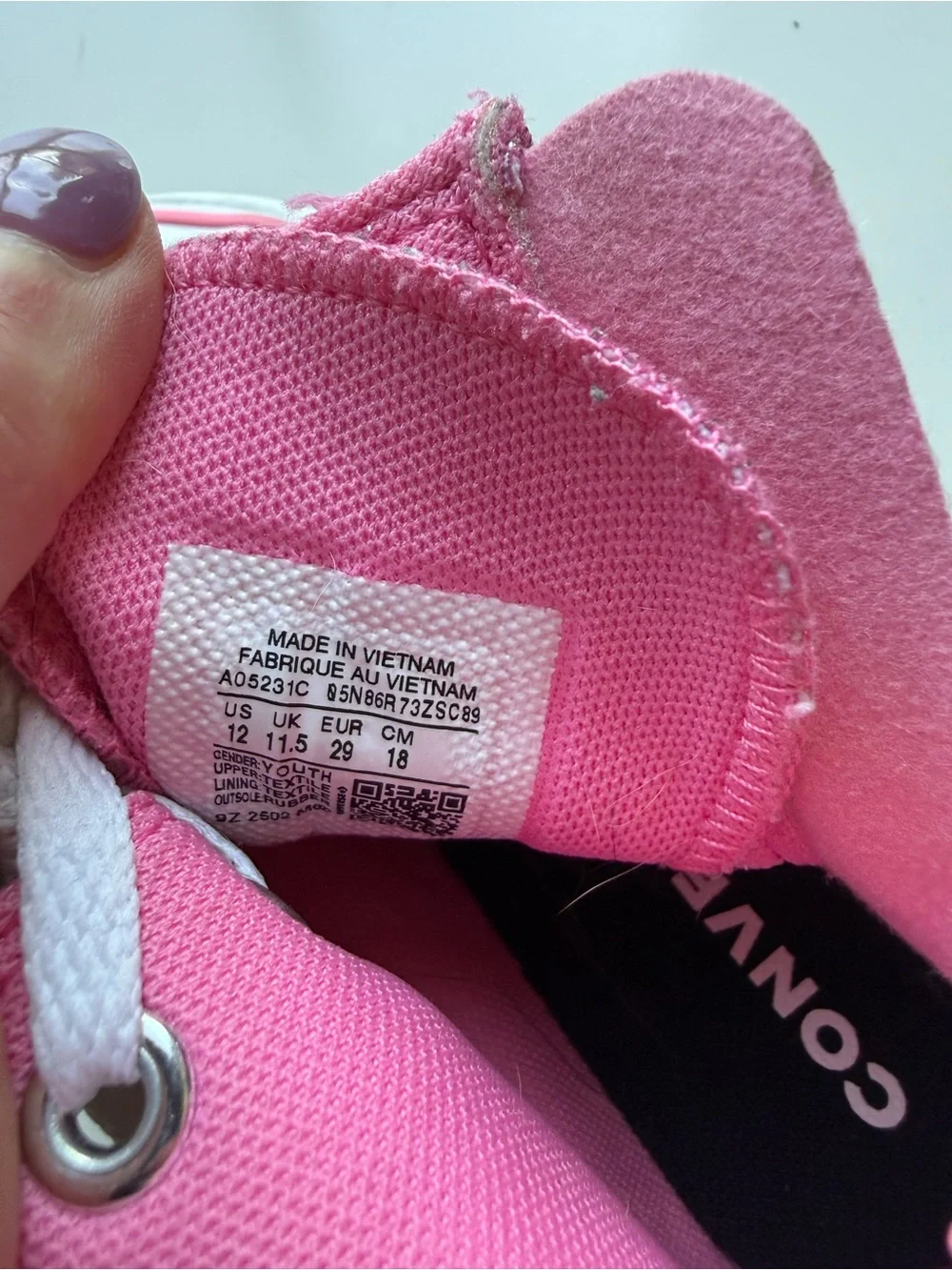 Converse Chuck Taylor All Star Lugged Lift Platform Sneakers Sz 12 Sparkle Pink